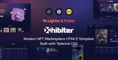 Xhibiter - NFT Marketplace HTML Template