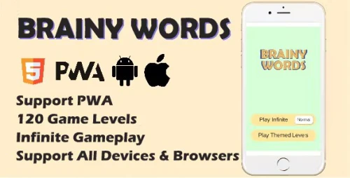 Brainy Words HTML5 Game