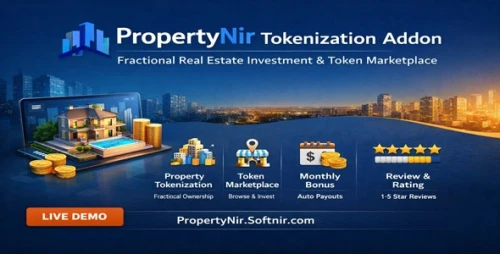 PropertyNir – Tokenization Addon for Fractional Real Estate Investment & Marketplace