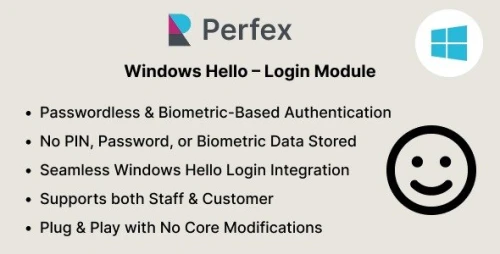 Passkey Login Module for Perfex CRM