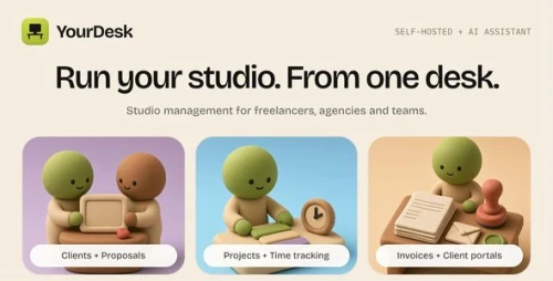 YourDesk | Studio Management Platform with AI Assistant |Client and Project Management Platform