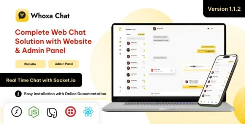 Whoxa Chat – WhatsApp Clone Web Script with Admin Panel