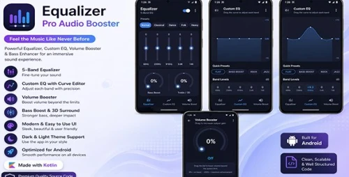 Bluetooth Booster EQ - Audio Equalizer & Volume Enhancer App + AdMob