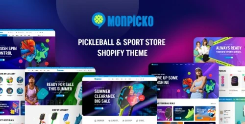 Monpicko - Pickleball Sport Store Shopify Theme OS 2.0