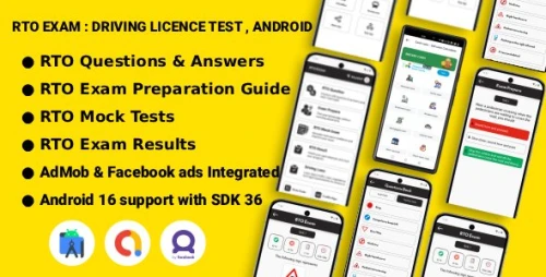 RTO Exam : Driving Licence Test, Android