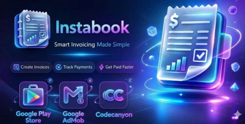 Instabook — Complete Digital Invoicing & CRM App with Laravel Backend