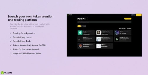 WAGMI - Solana Token Launchpad