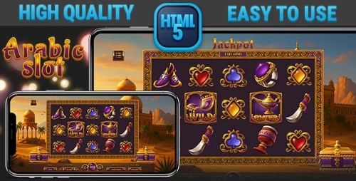 HTML Responsive Casino Game • Arabic Slot