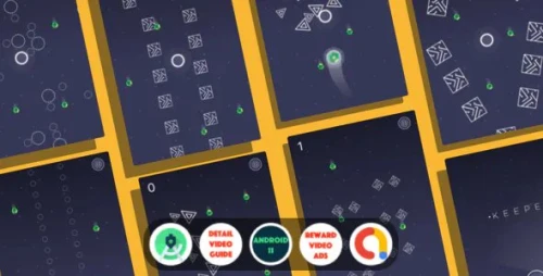 Keeper : (ADMOB + Android Studio + Ready to Upload + Reward Video + Inapp purchase + Leaderboard)