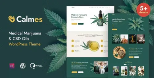Calmes - Medical Marijuana &amp; Coffeeshop WordPress Theme