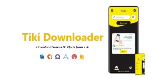 Tiki Downloader - Tiki Videos & Mp3 Downloader | ADMOB, FAN, APPLOVIN, FIREBASE, ONESIGNAL