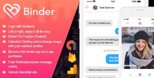 Binder - Dating clone App with admin panel - iOS