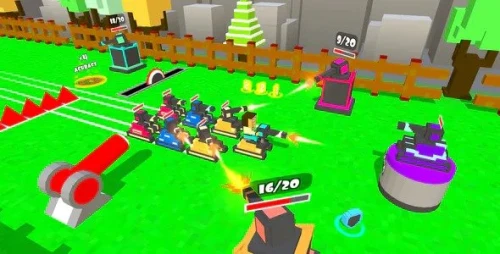 Unity Game Template - Tankie Snaker Attack