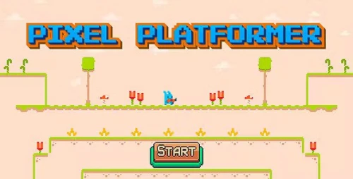 Pixel Platformer - Cross Platform Casual Game