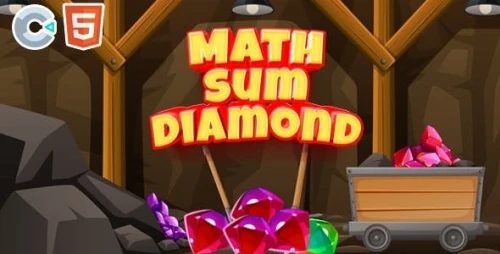 Math Sum Diamond - Construct3 - HTML