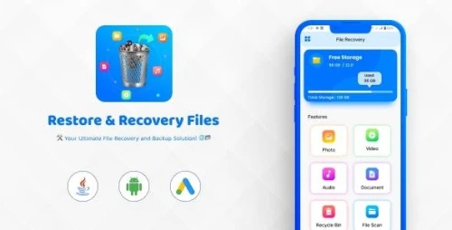 Restore & Recovery Files | Image, Video, Audio, Document | Data Restore Recover | Android