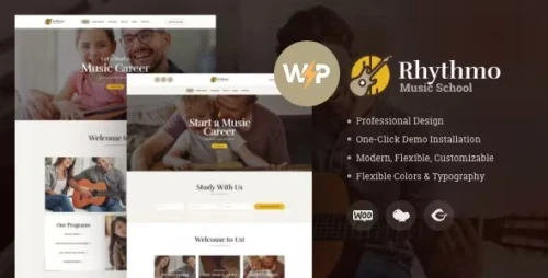 Rythmo - Arts & Music School WordPress Theme