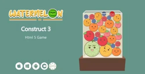 Watermelon - HTML5 Game (Construct 3)