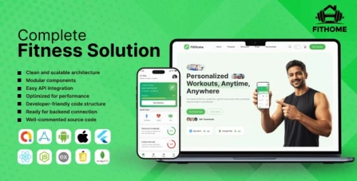 FitHome | Workout Platform With Flutter App