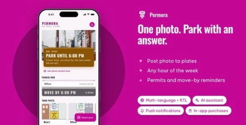 Permora | AI Parking Sign Reader App With Laravel Key Proxy