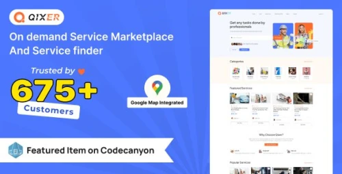 Qixer - Multi-Vendor On demand Handyman Service Marketplace and Service Finder