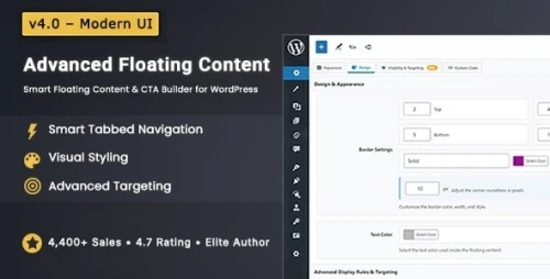 Advanced Floating Content