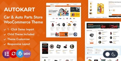 Autokart - Auto Parts and Car Accessories Store WooCommerce Theme
