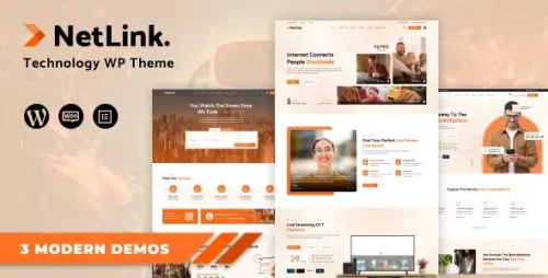 Netlink - Broadband TV & Internet Provider WordPress Theme