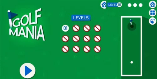 Golf Mania - HTML5 Game
