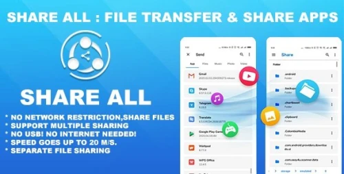 SHARE ALL - ShareIt Clone - Ultimate File Transfer & Share Apps