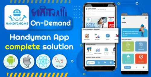 Handy2Home - Multi-Service Handyman App Full Solution