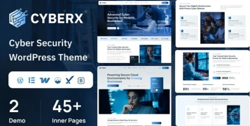 Cyberx - Cyber Security WordPress Theme