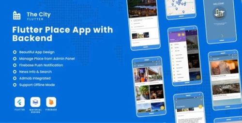 The City Flutter - Place App with Backend 2.0