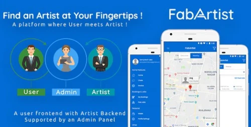 Hire for Work - Fab Artist iPhone - 2 Apps - Customer App + Artist App + Admin Panel - Freelancer