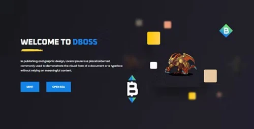 Dboss - NFT Drop Collection Template