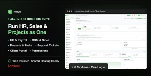 Nexus - HR, CRM & Project Management System