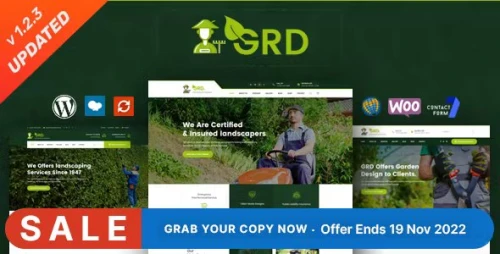 GRD - Gardening and Landscaping WordPress Theme
