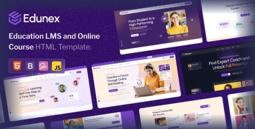 Edunex - Education LMS & Online course HTML Template