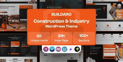 Buildaro - Construction & Industry WordPress Theme