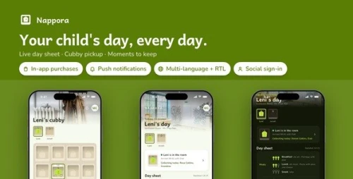 Nappora | Flutter Daycare Parent App With Laravel Admin