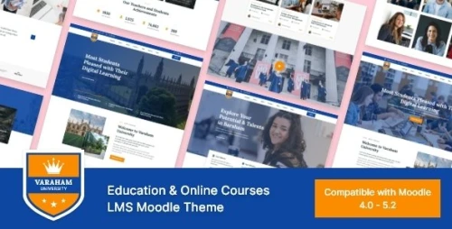 Varaham - Education & Online Courses LMS Moodle Theme