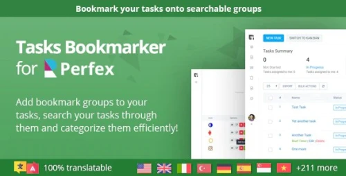 Task Bookmarks - Smart Task Organization Module for Perfex CRM