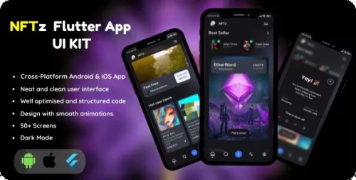 NFT Flutter App UI Kit