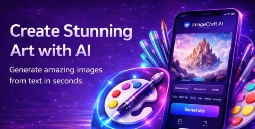 ImageCraft AI - Professional AI Image Generator App