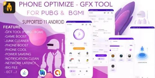 Phone Optimize - GFX Tool For PUBG and BGMI - RAM Boost - Game Booster
