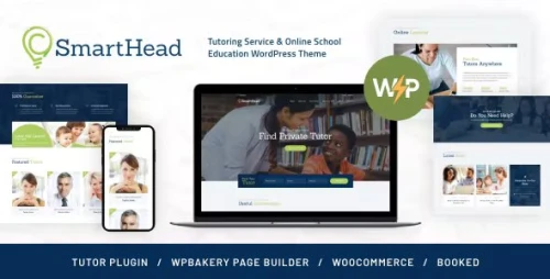 SmartHead - Tutoring Service & Online School Education WordPress Theme
