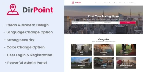 DirPoint - Ultimate Business Directory Listing CMS