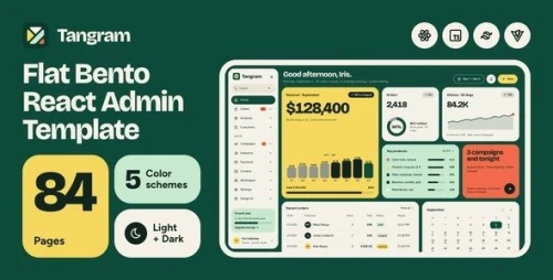 Tangram | React & Tailwind CSS Admin Dashboard Template