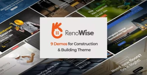 RenoWise - Construction &amp; Building Theme