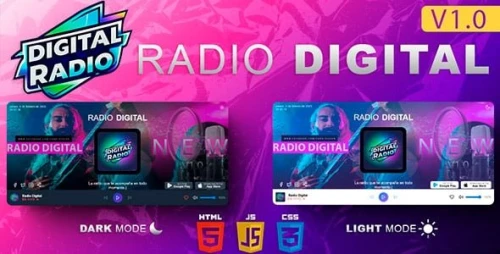 Radio Digital - Todo Reproductores HTML5 ShoutCast, Icecast